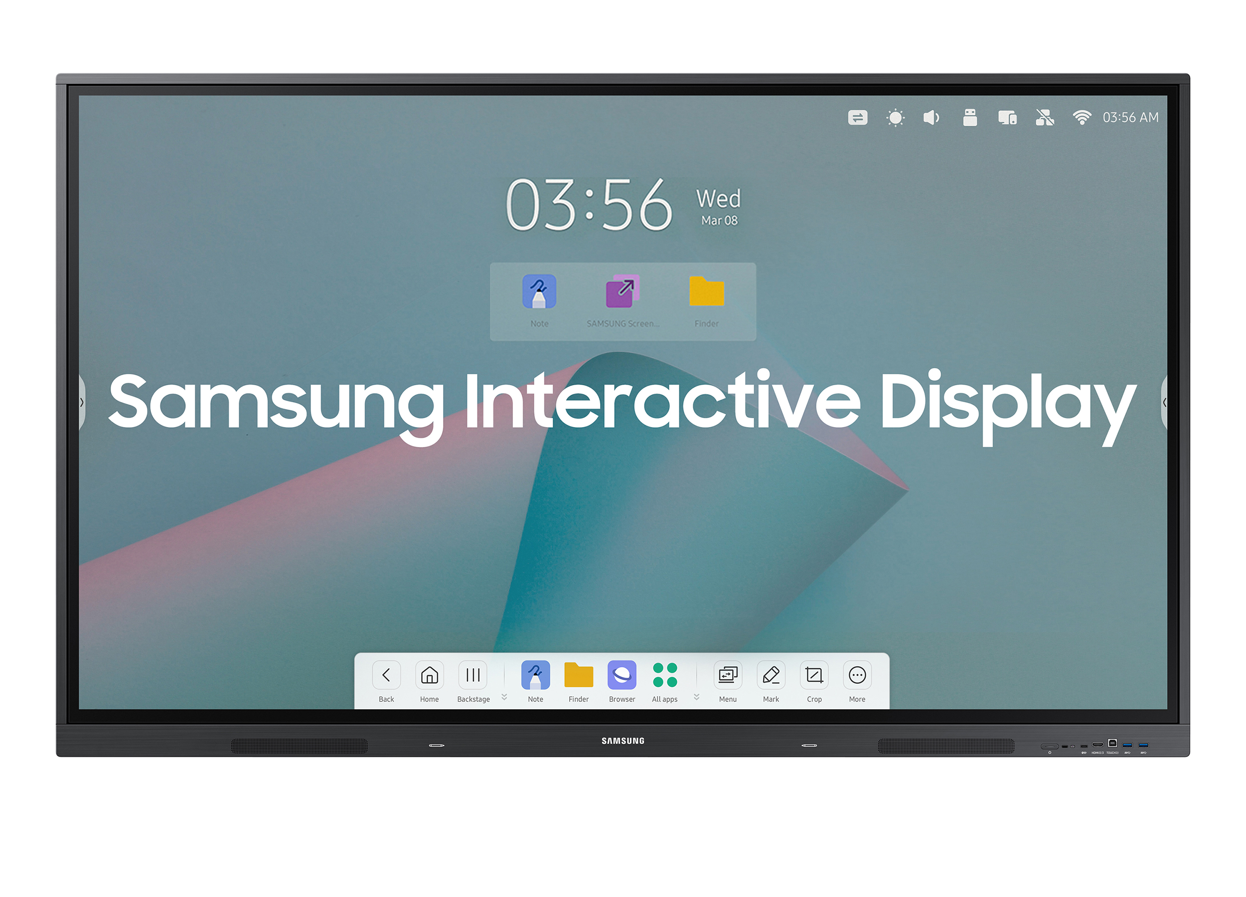 Samsung Electronics Unveils Interactive Display With Enhanced Usability 