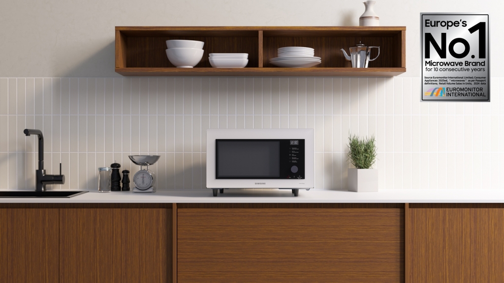 Samsung Electronics Maintains No. 1 Position in European Microwave Market for 10 Consecutive Years