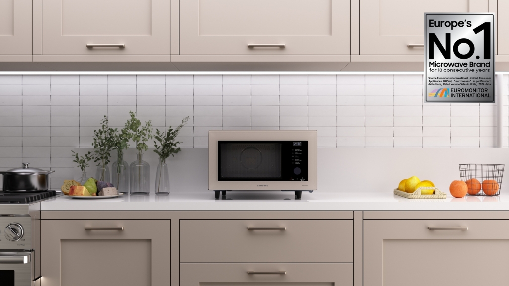 Samsung Electronics Maintains No. 1 Position in European Microwave Market for 10 Consecutive Years