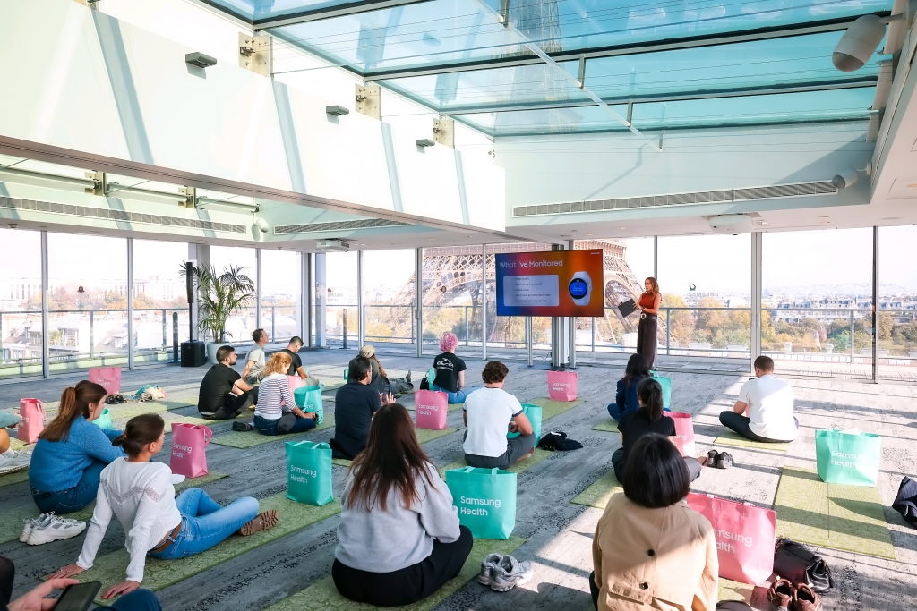 Samsung Powers Three Days of Wellness, Running and Skateboarding in Paris With Wearable Technologies