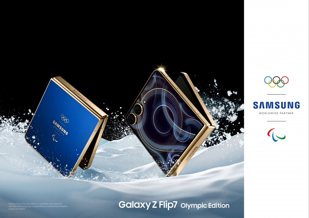 Samsung Unveils Exclusive Galaxy Z Flip7 Olympic Edition, Supporting Athletes’ Entire Milano Cortina 2026 Journey