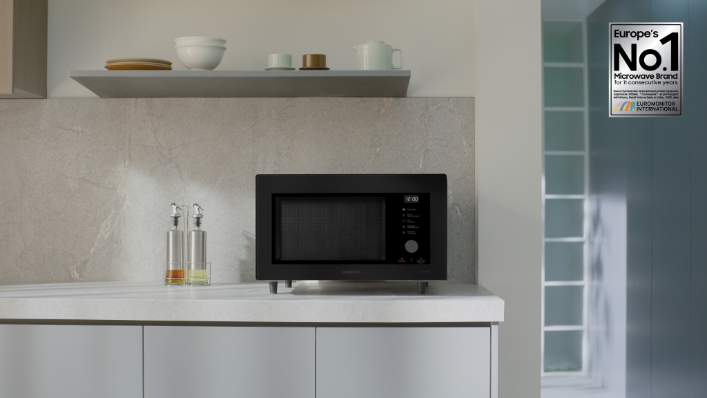 Samsung Electronics Holds Its Top Position in European Microwave Market for 11th Consecutive Year