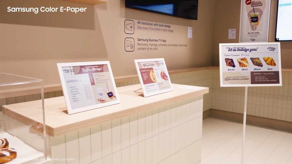 [Video] Samsung Color E-Paper: A Smarter Alternative to Traditional Posters