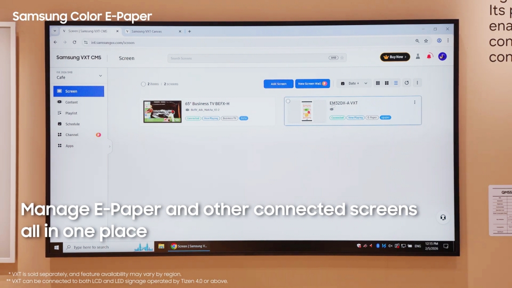 [Video] Samsung Color E-Paper: A Smarter Alternative to Traditional Posters