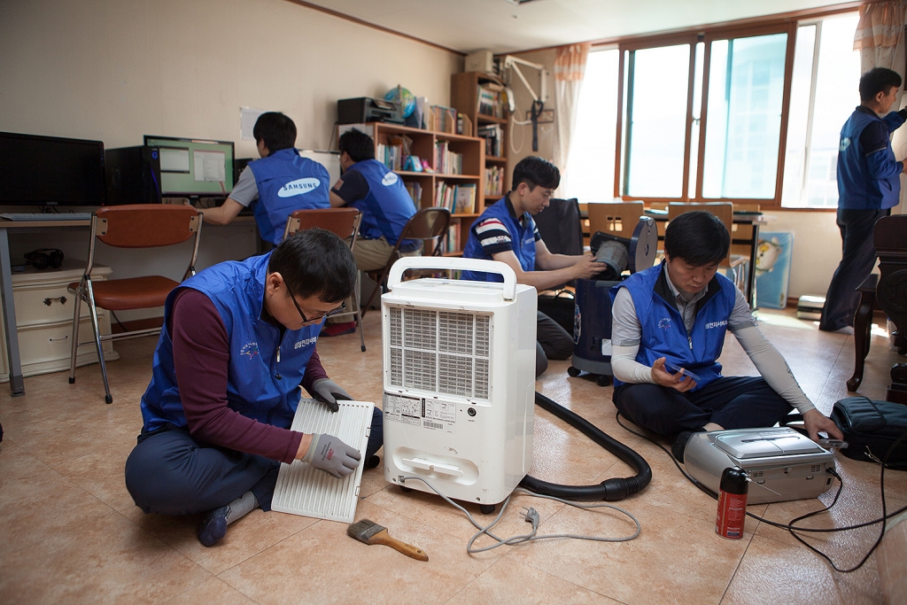삼성전자서비스 임직원, 전국서 재능기부 봉사활동 실시