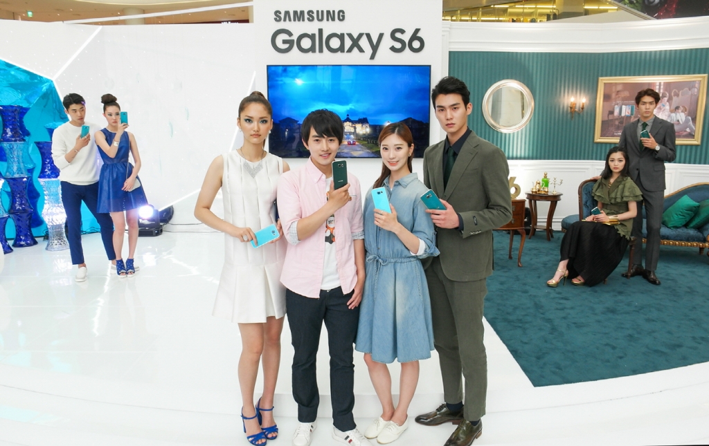 삼성전자, '갤럭시 S6 컬러 스튜디오'에서 색상 체험 마케팅 실시
