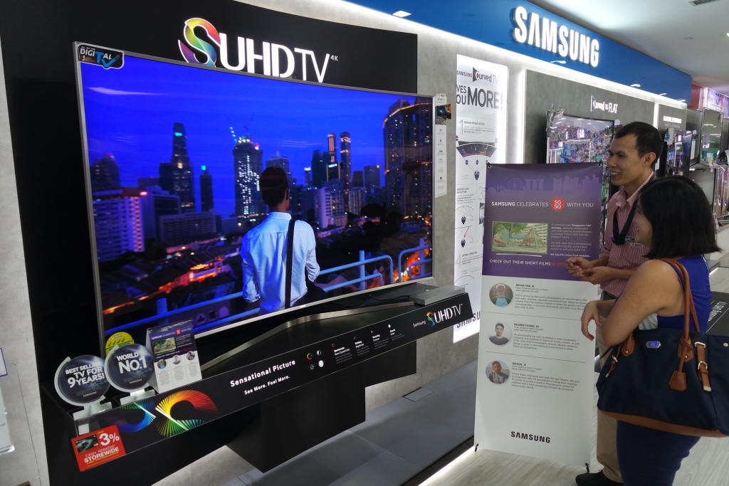 삼성전자, SUHD TV로 싱가포르 건국 50주년에 현지 소비자 공감 이끌어내
