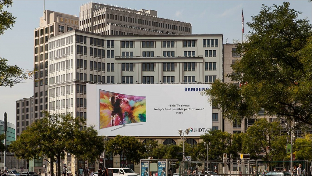 삼성전자, IFA 2015 손님 맞이 옥외 광고