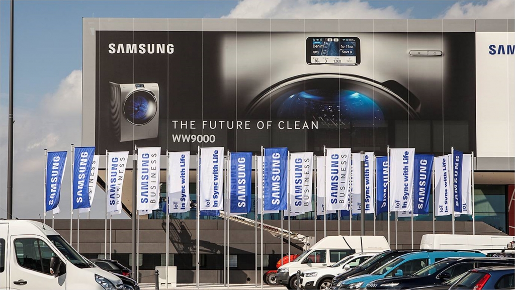 삼성전자, IFA 2015 손님 맞이 옥외 광고