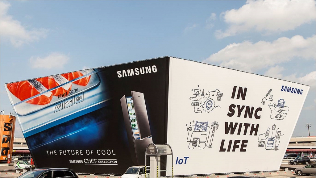 삼성전자, IFA 2015 손님 맞이 옥외 광고