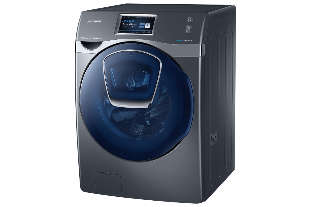 세계 최초, 도어에 창문을 낸 드럼세탁기 삼성 '버블샷 애드워시' 출시