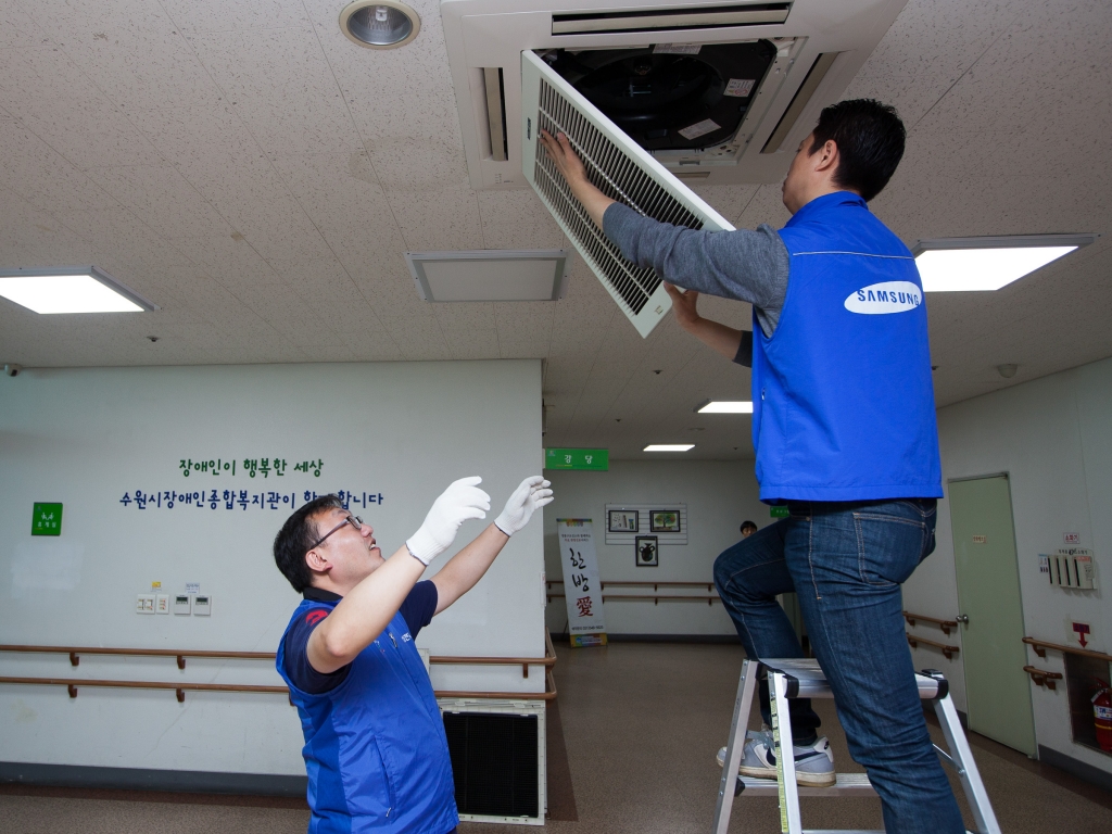 삼성전자서비스, 전국 10곳의 사회복지시설에서 재능기부 봉사활동 펼쳐