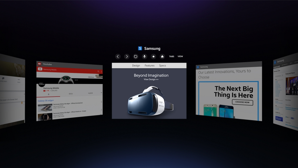 삼성전자, 기어 VR용 웹 브라우저 공개