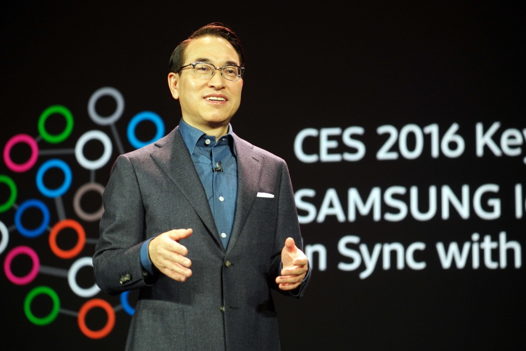홍원표 삼성SDS 사장 CES 2016 기조연설 "실생활에 녹아 든 IoT, 산업간 플랫폼 협력 통해 확산"