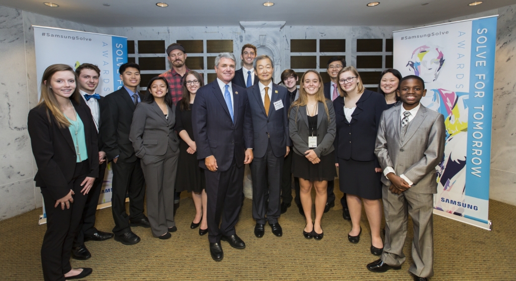 삼성전자, 북미 '솔브 포 투모로우' 시상식 개최