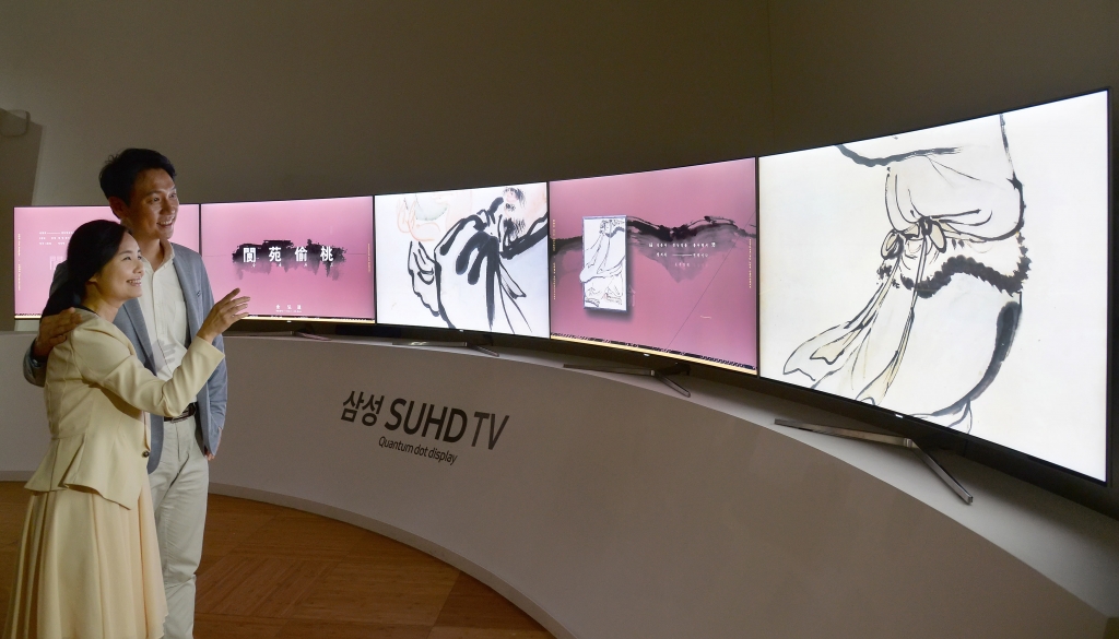 삼성전자, 퀀텀닷 SUHD TV로 간송문화전의 감동을 담다