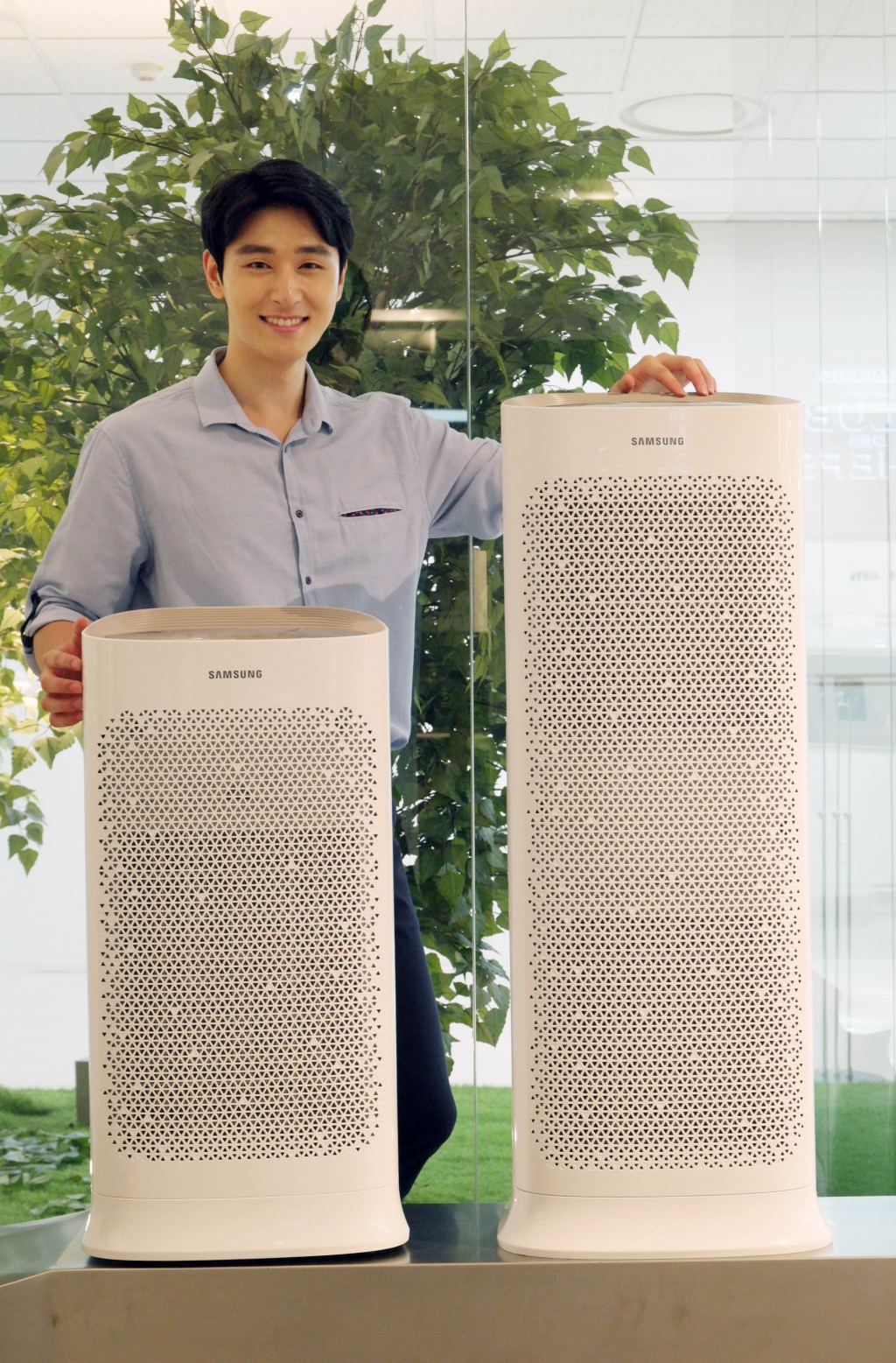 삼성전자, 공기 오염을 소리로 알려주는 ‘블루스카이 세이프티 에디션’ 출시