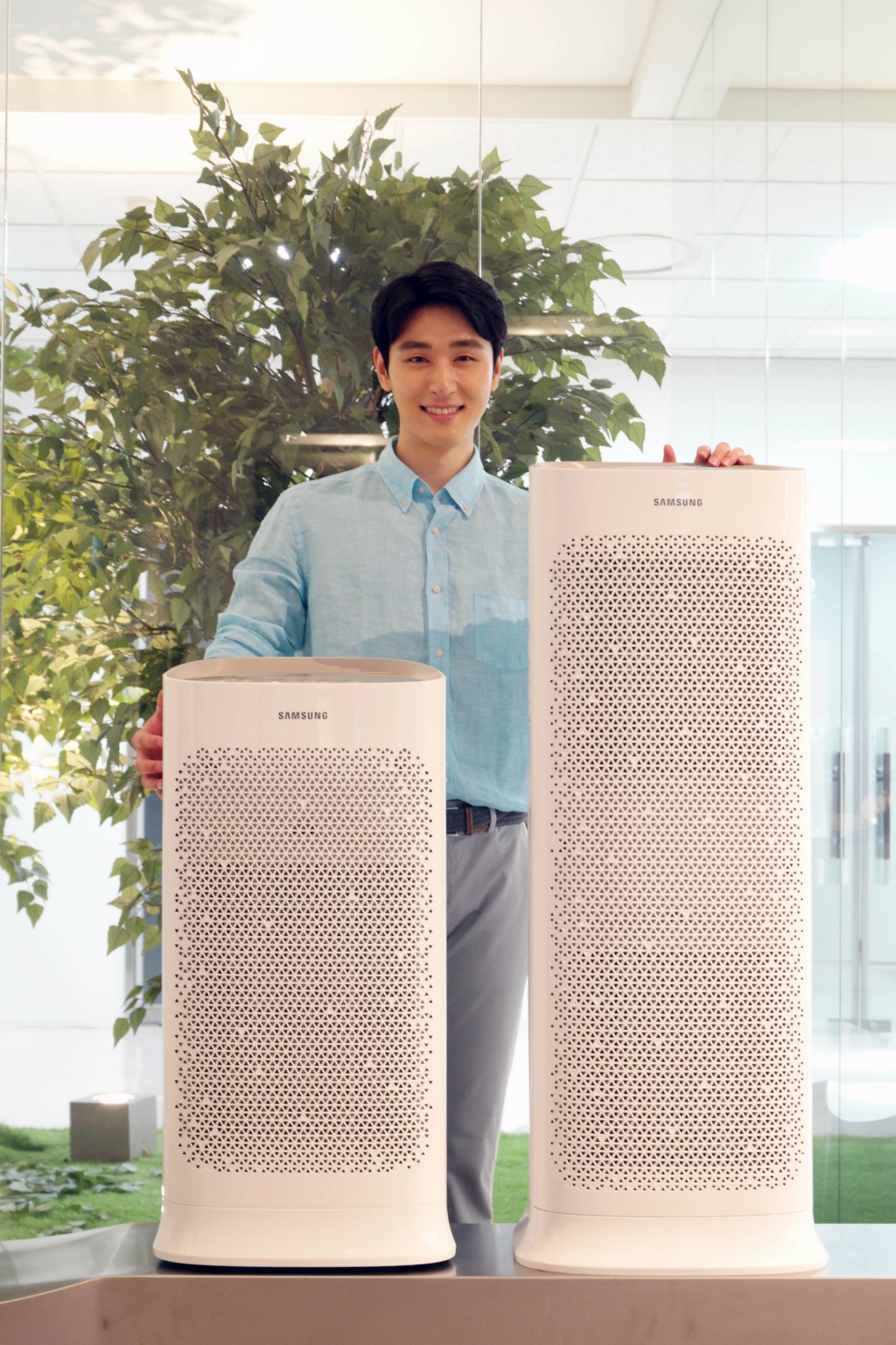 삼성전자, 공기 오염을 소리로 알려주는 ‘블루스카이 세이프티 에디션’ 출시