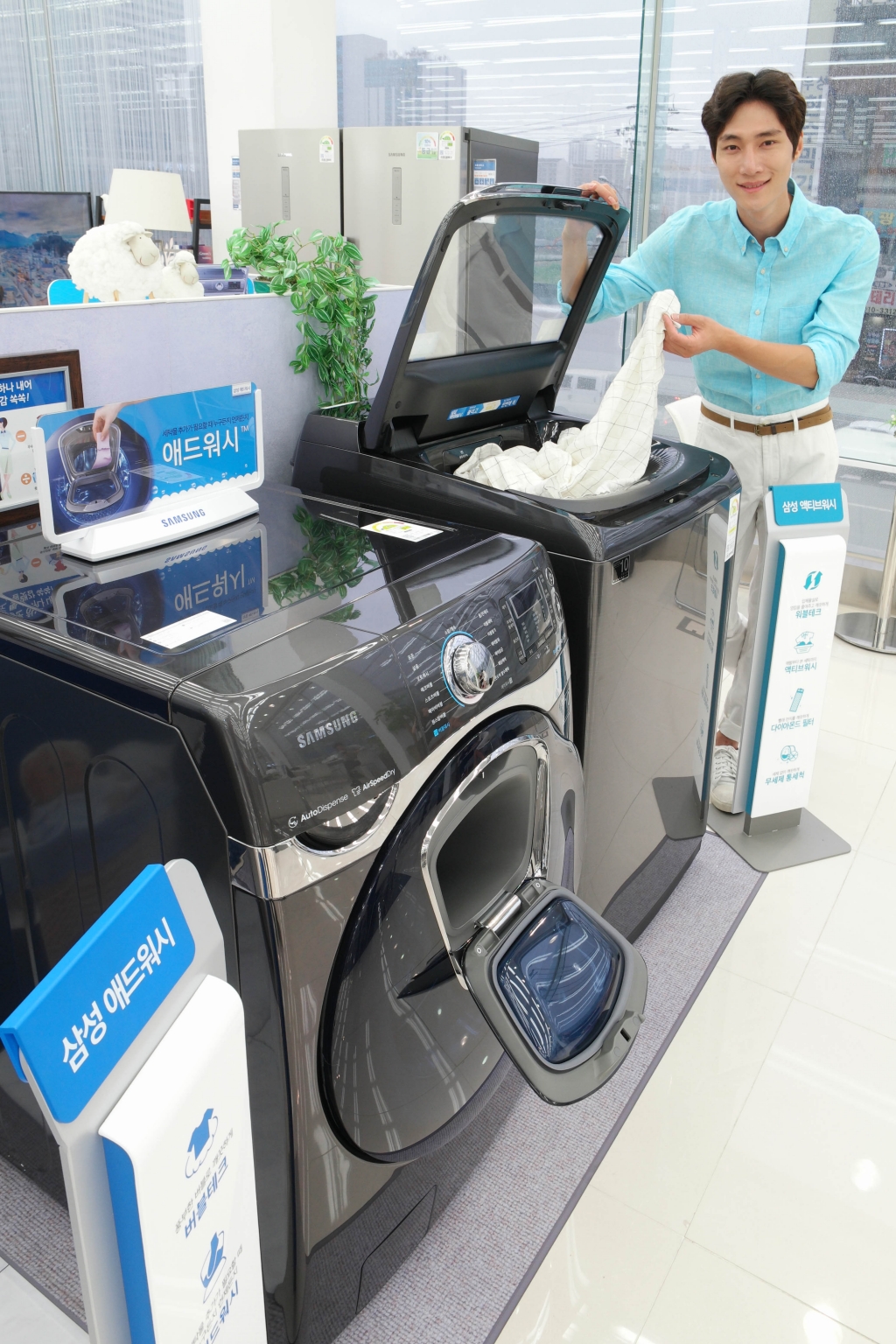 삼성전자, 고급스런 ‘블랙 캐비어’ 색상의 액티브워시 & 애드워시 신제품 출시