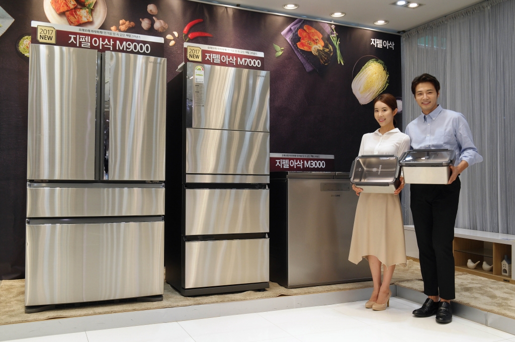 삼성전자, 2017년형 김치냉장고 ‘지펠아삭’ 신제품 출시