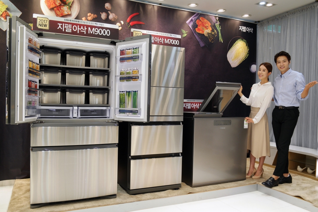 삼성전자, 2017년형 김치냉장고 ‘지펠아삭’ 신제품 출시