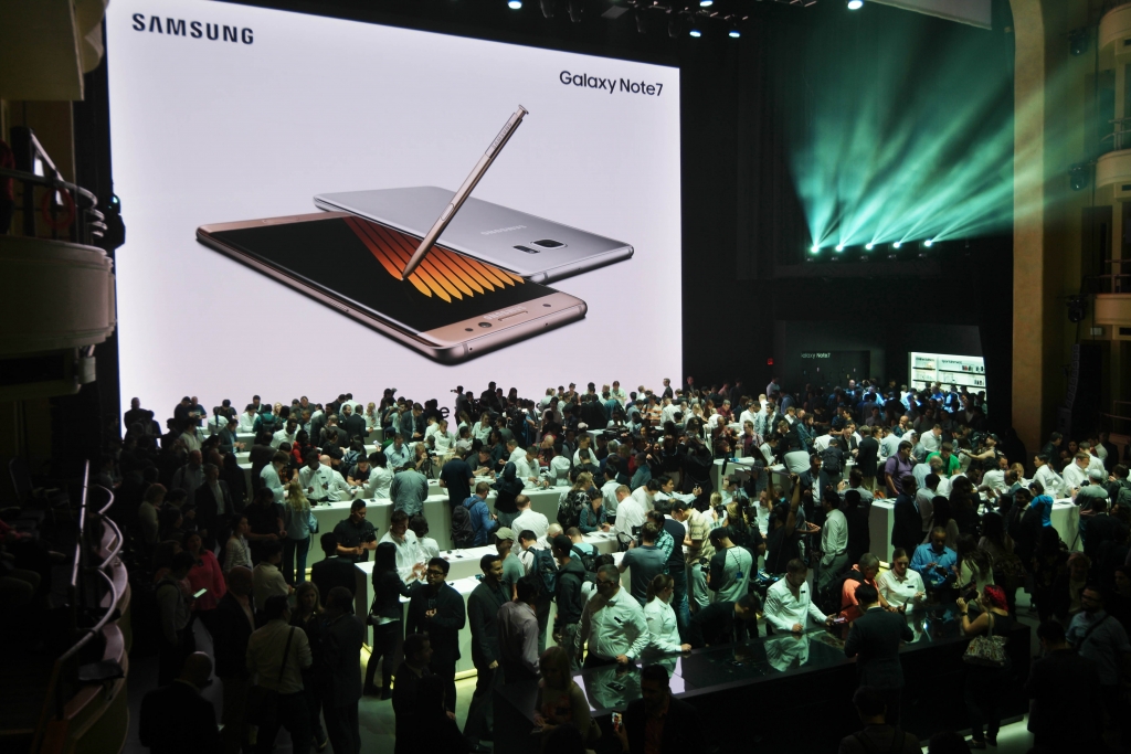 삼성전자, 뉴욕서 갤럭시 노트7 공개…하반기 주도권 선점