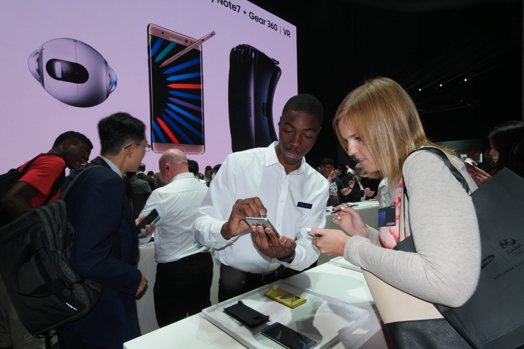 삼성전자, 뉴욕서 갤럭시 노트7 공개…하반기 주도권 선점