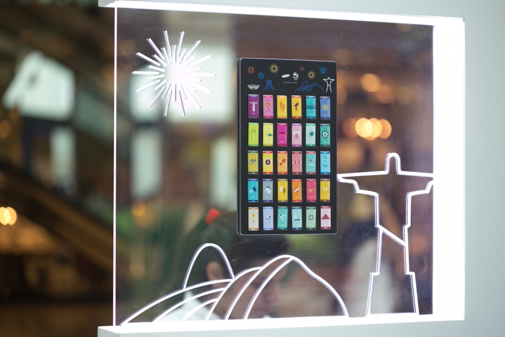 삼성전자, 리우 올림픽 핀 모으기 열풍 주도