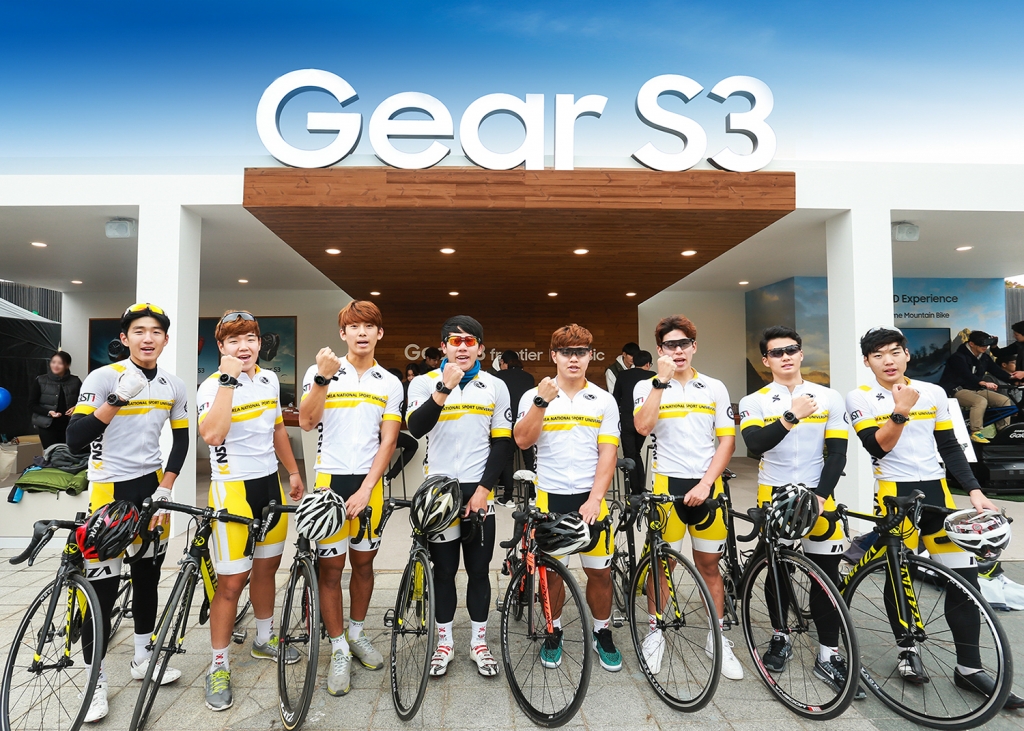 삼성전자, ‘2016 투르 드 프랑스 레탑 코리아’서 ‘기어 S3’ 체험 마케팅 진행