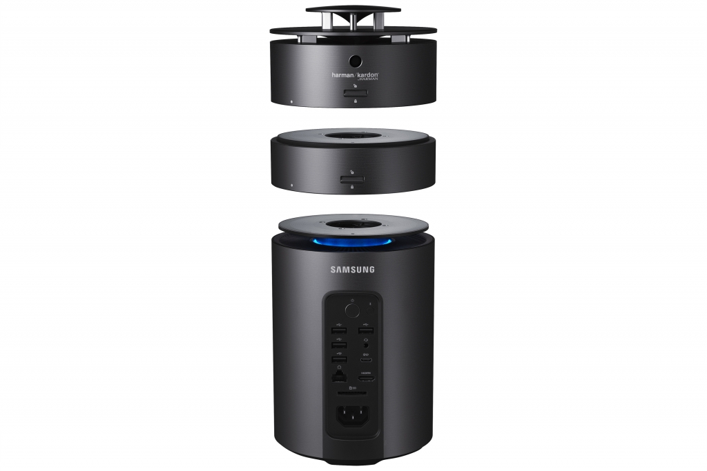 삼성전자, 원통형 디자인과 쉬운 확장성을 갖춘 ‘삼성 아트PC’ 공개