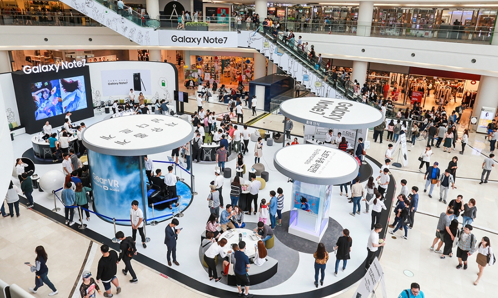 삼성전자, 새로워진 '갤럭시 노트7'으로 대대적인 마케팅 시작한다.