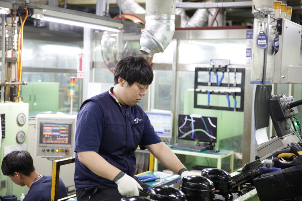 삼성전자, '냉장고의 엔진' 컴프레서 누적 생산량 2억 대 돌파