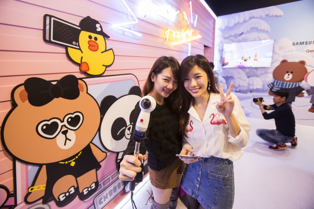 삼성전자, 대만서 ‘갤럭시 노트8 X 라인프렌즈’ 팝업 스토어 오픈