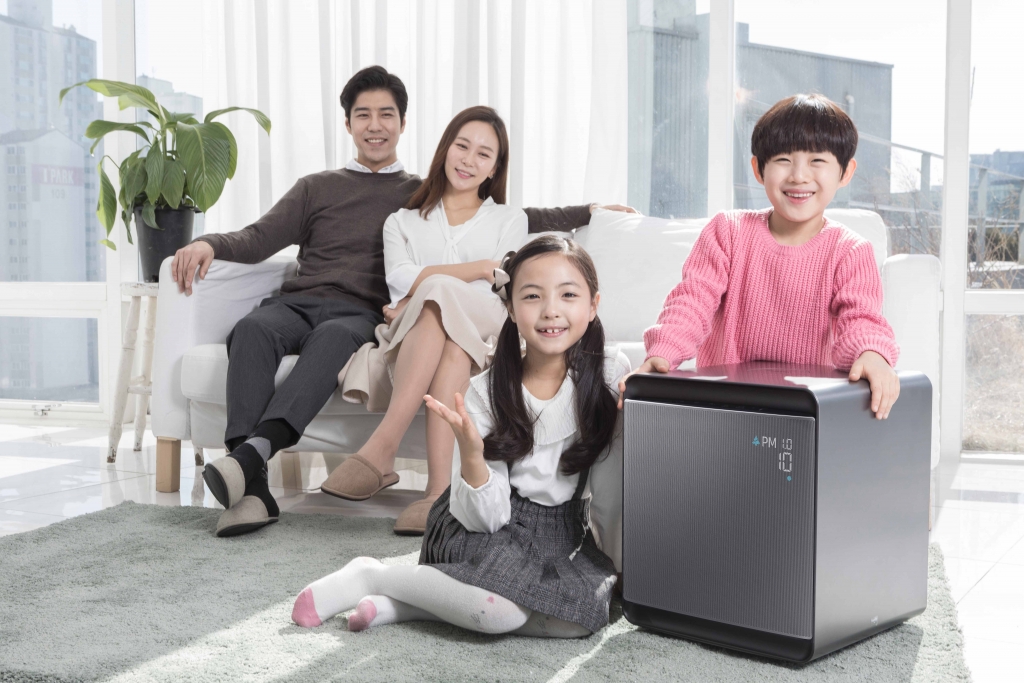 삼성전자, 독보적 청정 기능의 모듈형 공기청정기 '삼성 큐브' 출시