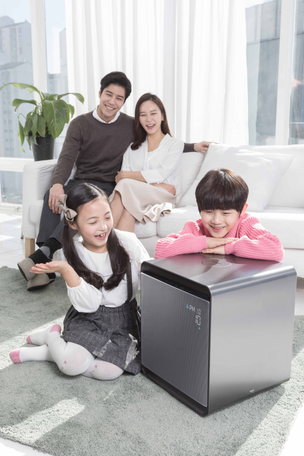 삼성전자, 독보적 청정 기능의 모듈형 공기청정기 '삼성 큐브' 출시