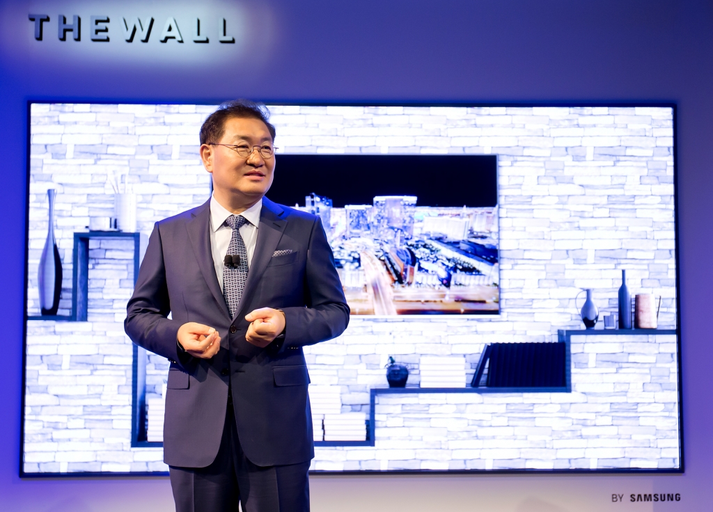 삼성전자, 세계 최초 모듈러 TV ‘더 월(The Wall)’공개