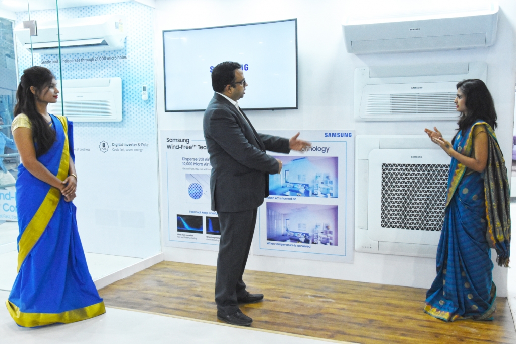 삼성전자, 인도 공조전 ACREX 2018서 '무풍 돌풍' 예고