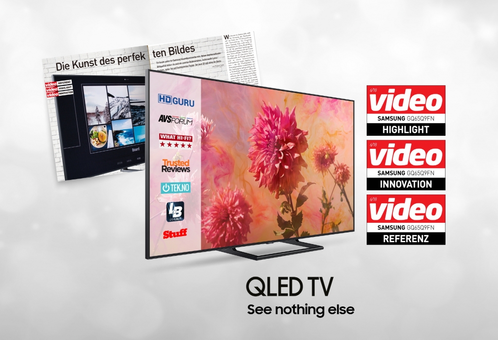삼성 QLED TV, 독일서 역대 최고 TV로 평가받아