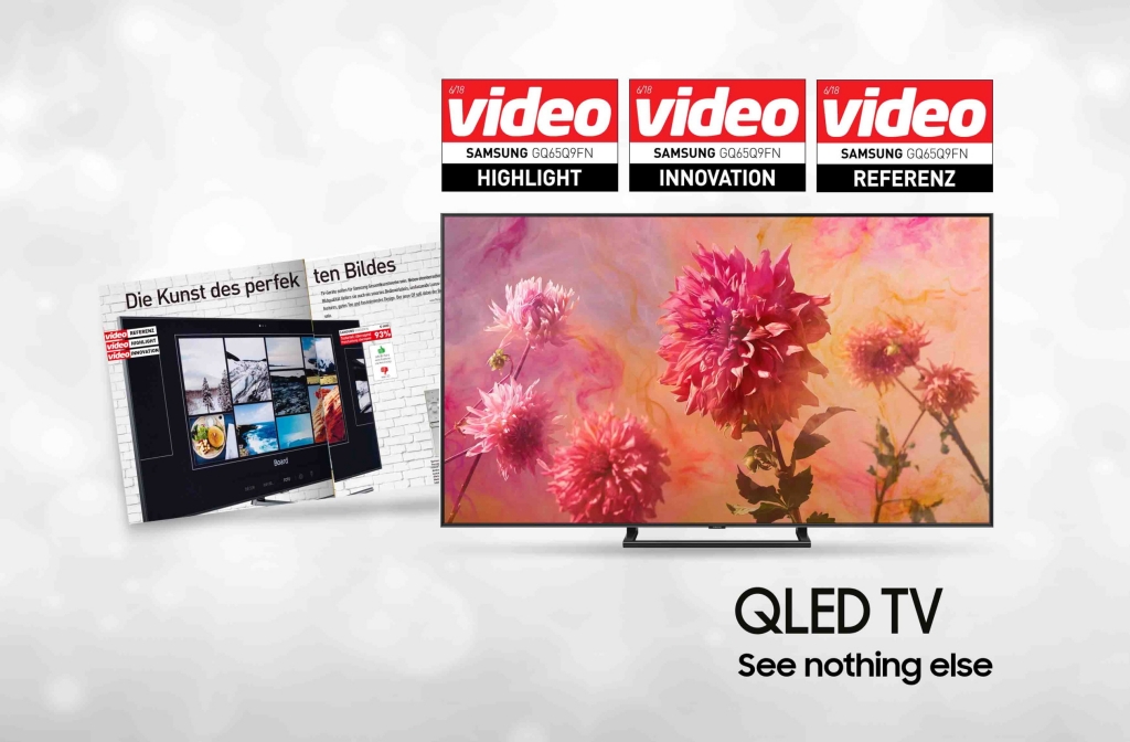 삼성 QLED TV, 독일서 역대 최고 TV로 평가받아