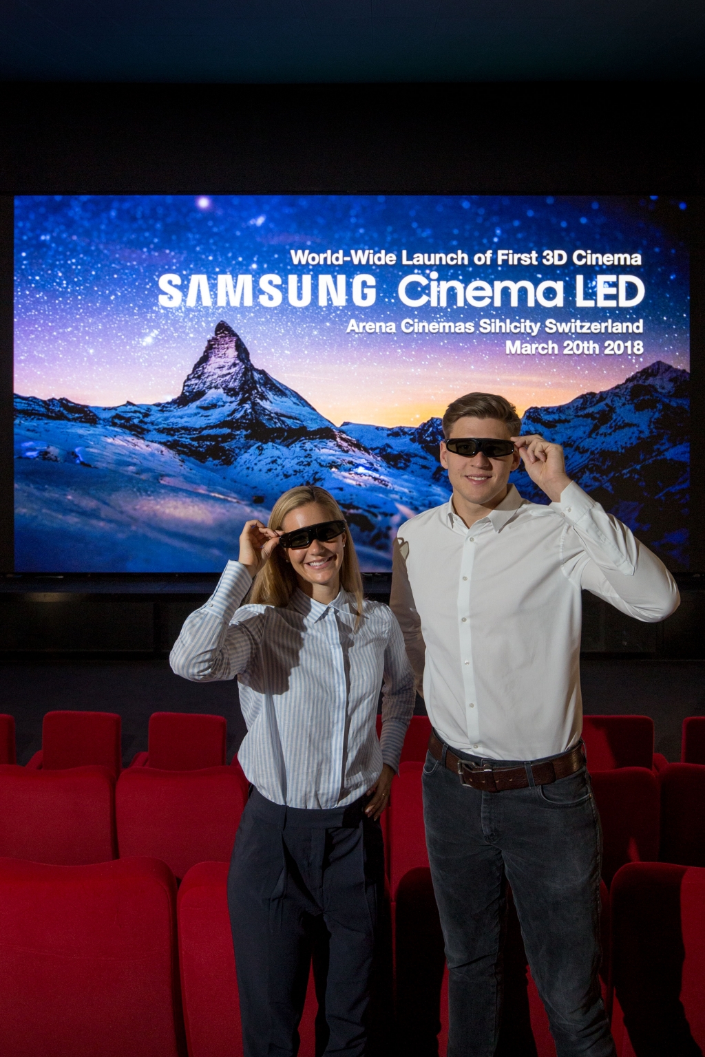 삼성전자, 세계 최초 ‘3D 시네마 LED’ 상영관 선보여