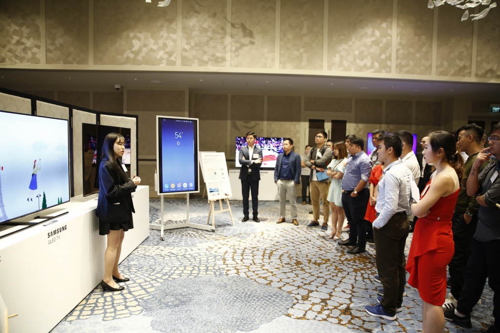 삼성전자 QLED TV, '동남아 테크 세미나'서 기술력 선보여