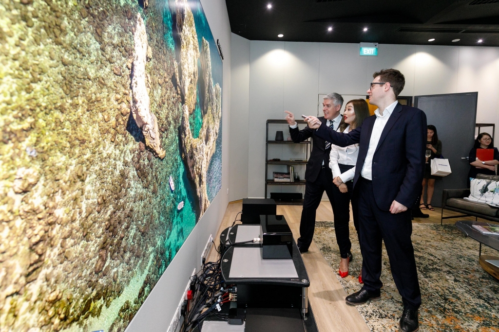 삼성전자, 싱가포르에 ‘더 월’ 쇼룸 열고 동남아 시장 본격 공략