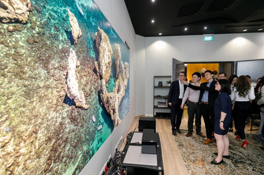 삼성전자, 싱가포르에 ‘더 월’ 쇼룸 열고 동남아 시장 본격 공략