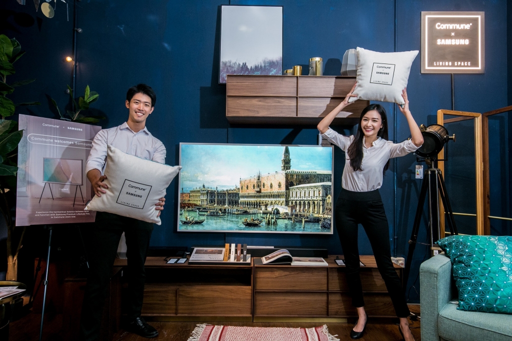 삼성전자, 싱가포르에 ‘세리프 TV’ 출시하며 라이스프타일 TV 체험 공간 오픈