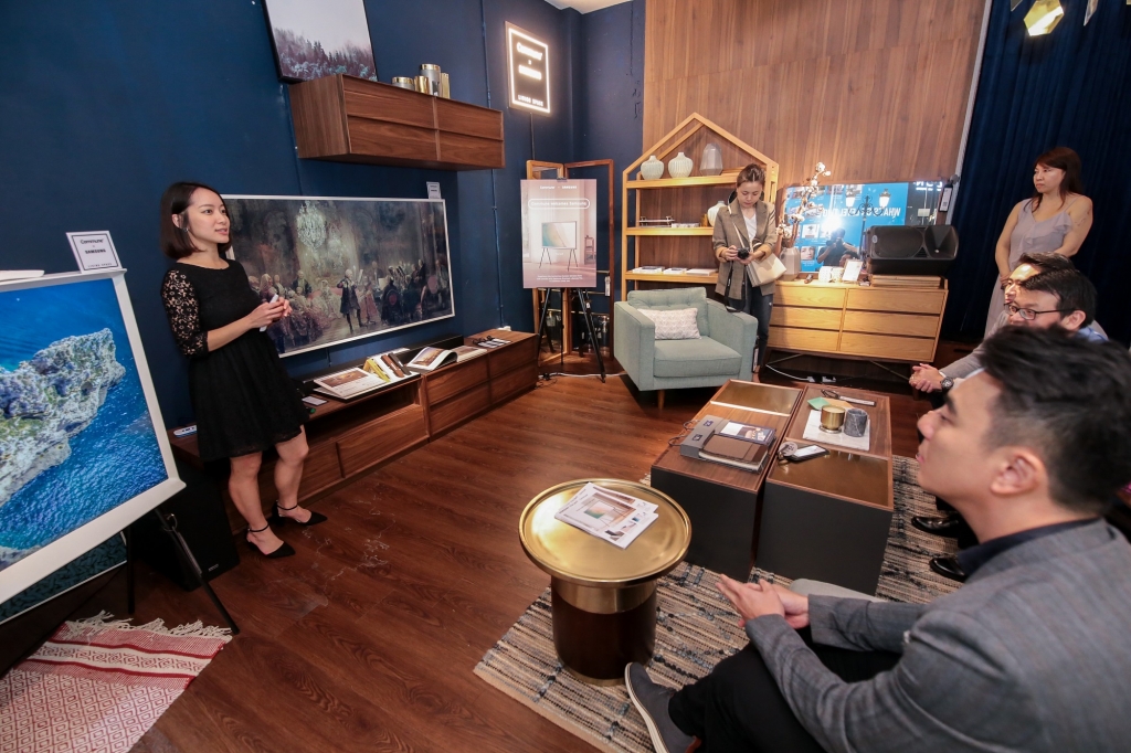 삼성전자, 싱가포르에 ‘세리프 TV’ 출시하며 라이스프타일 TV 체험 공간 오픈