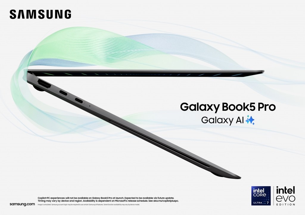 삼성전자, AI PC ‘갤럭시 북5 Pro’ 국내 출시
