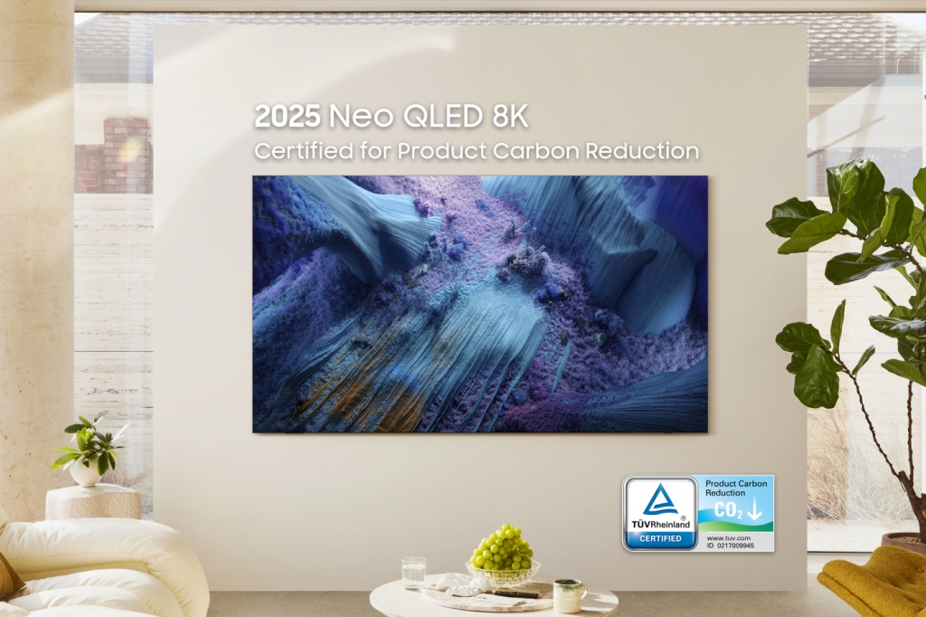 삼성전자, Neo QLED 8K·Neo QLED 5년 연속 ‘탄소저감’ 인증 획득