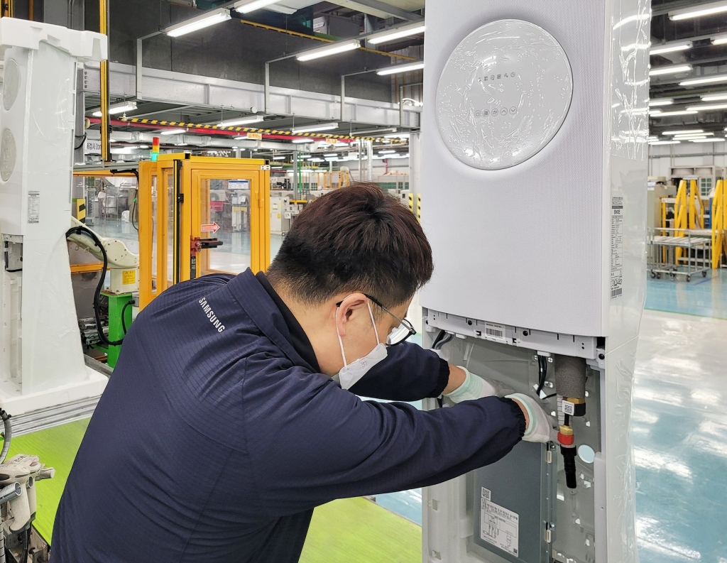 삼성전자, ‘에어컨 생산라인 풀가동’으로 AI 에어컨 수요 적극 대응