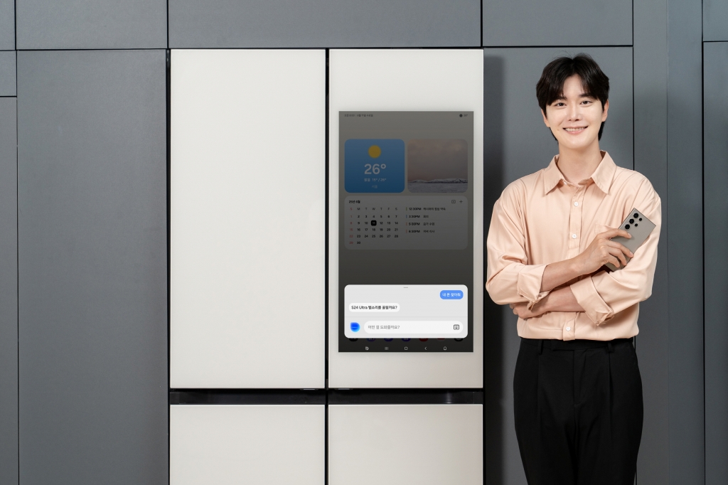 삼성전자, 터치스크린 냉장고에 ‘보이스 ID’ 업데이트