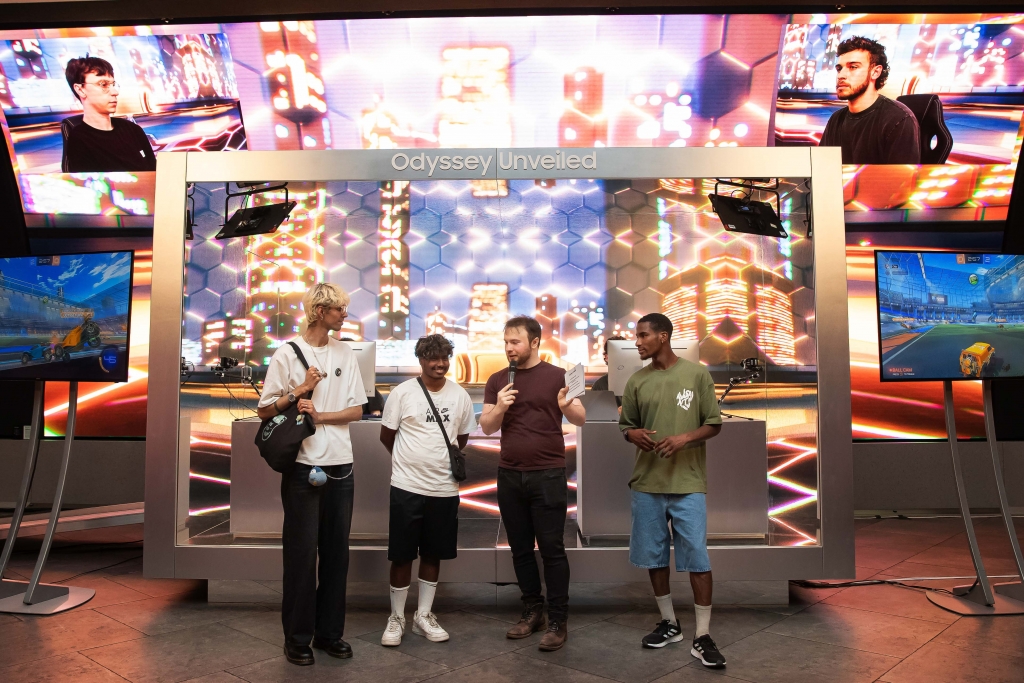 삼성전자, 영국서 글로벌 팬들과 오디세이 게이밍 모니터 행사 진행